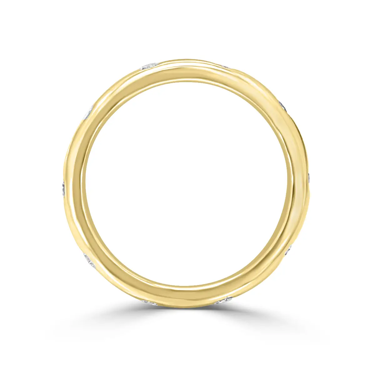 Yellow Gold Most Popular Eternity Wedding Ring For Women jewelry store near me