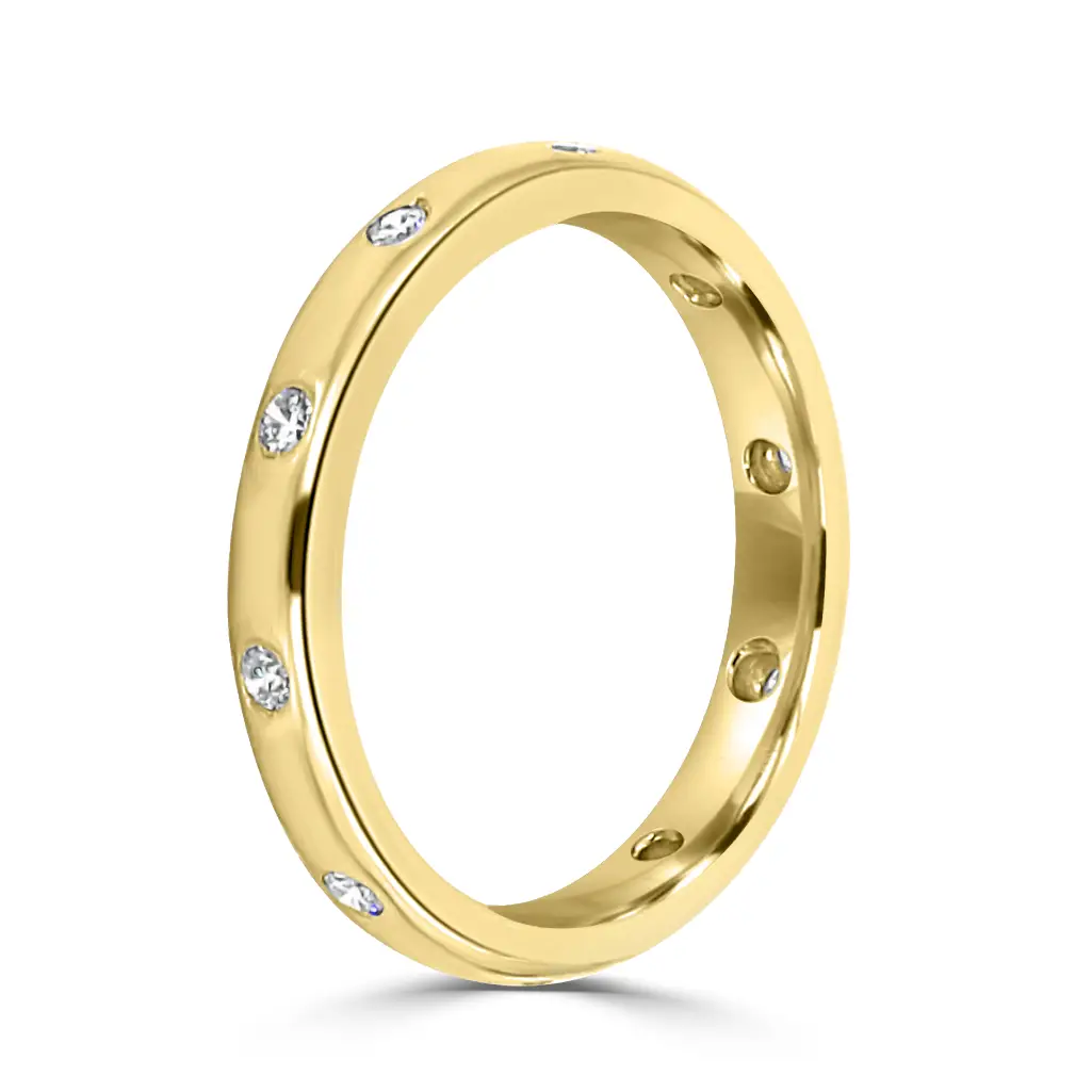 Yellow Gold Most Popular Eternity Wedding Ring For Women jewelry Wabash avenue