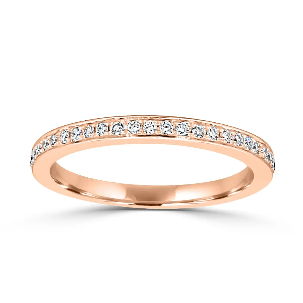 Rose Gold Classic Women's Wedding Ring For Perfect Present