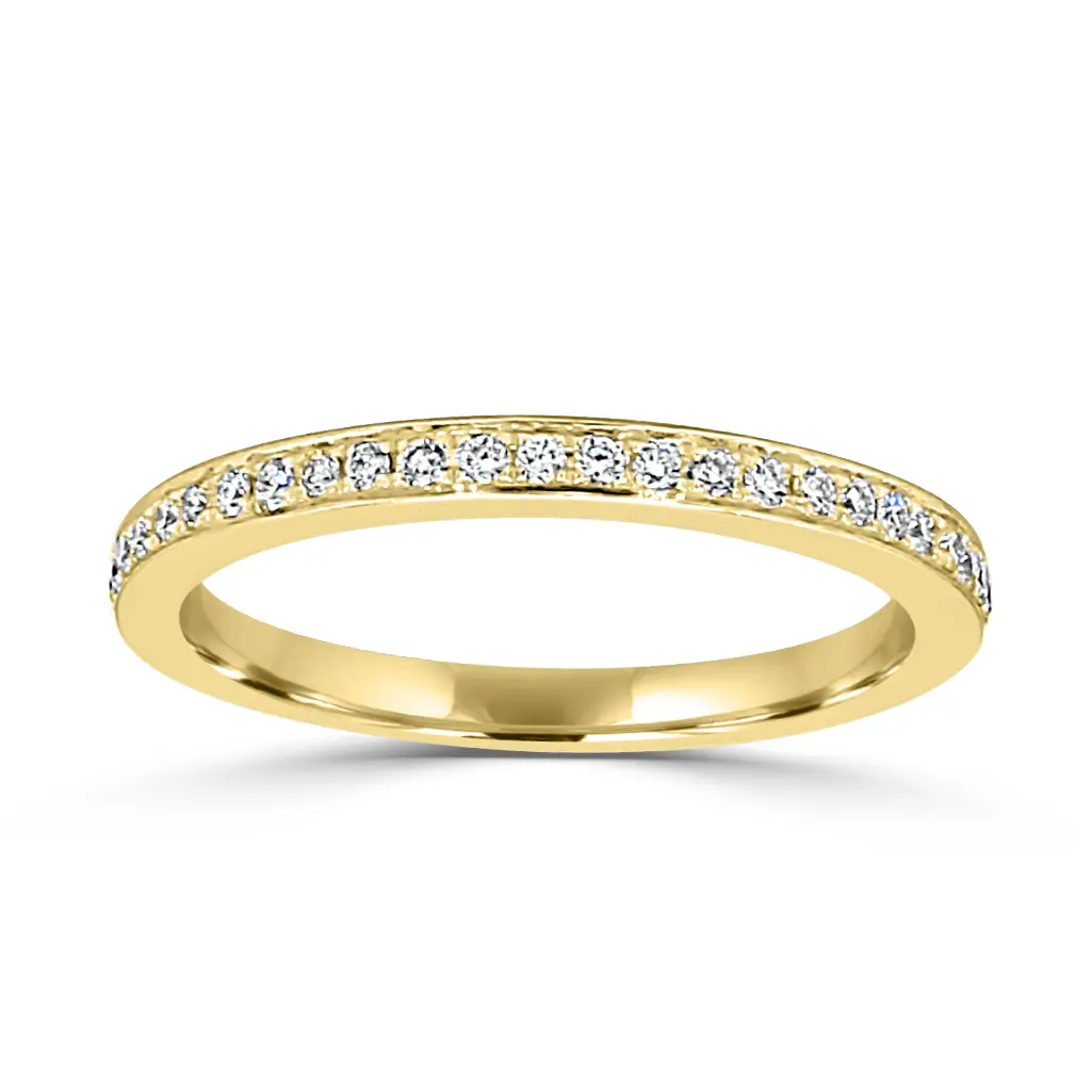 Yellow Gold Classic Women's Wedding Ring For Perfect Present