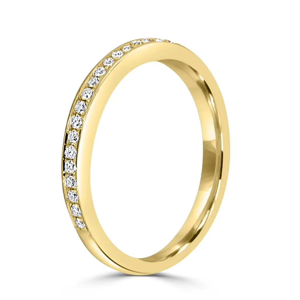 Yellow Gold Classic Women's Wedding Ring For Perfect Present jewelry Wabash avenue