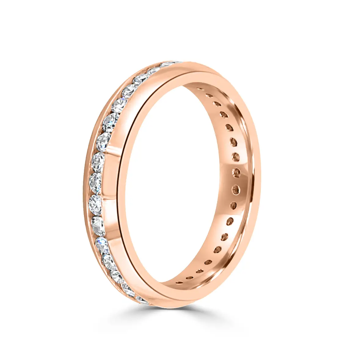 Rose Gold Perfect Wedding Band And Bridal Sets jewelry Wabash avenue
