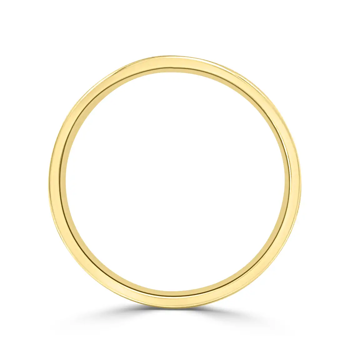 Yellow Gold Giada Burnished Eternity Wedding Ring jewelry store near me