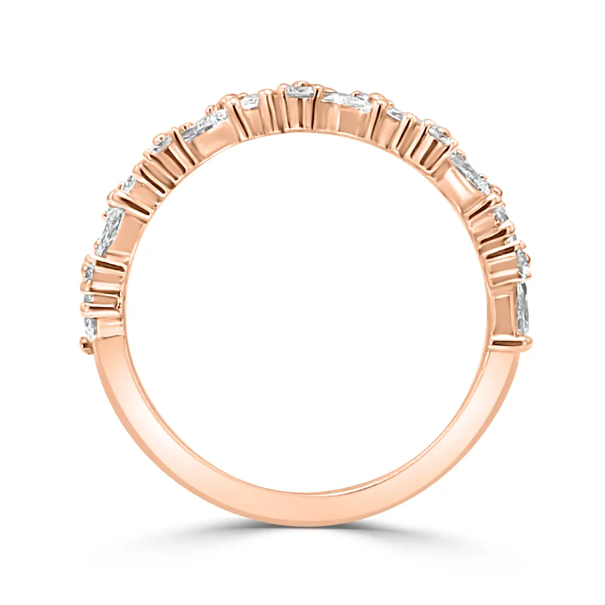 Rose Gold impearial-pear-cluster-wedding-ring jewelry store near me