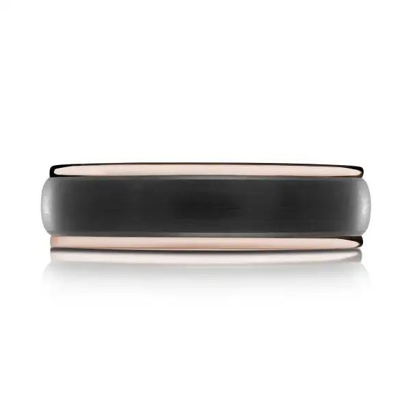 Rose Gold Black Carbon Fiber For Men jewelry store near me
