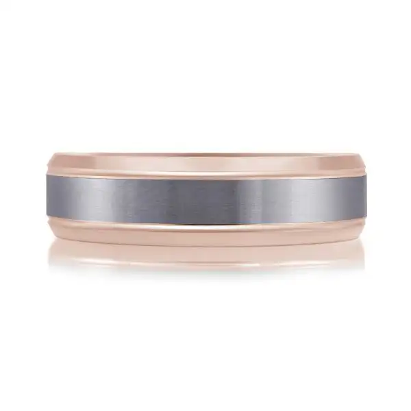 Rose Gold Two-Toned 14K Gold Tantalum band jewelry store near me