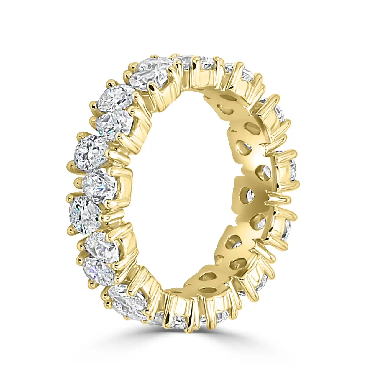 Yellow Gold Pearadise North South Pear Eternity Wedding Ring jewelry store near me