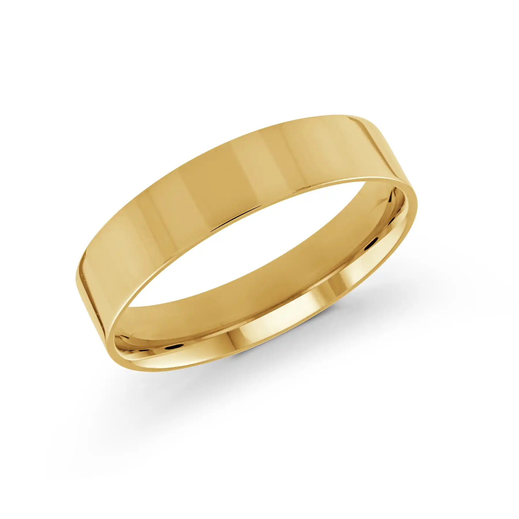 Yellow Gold Classic Flat Wedding Ring