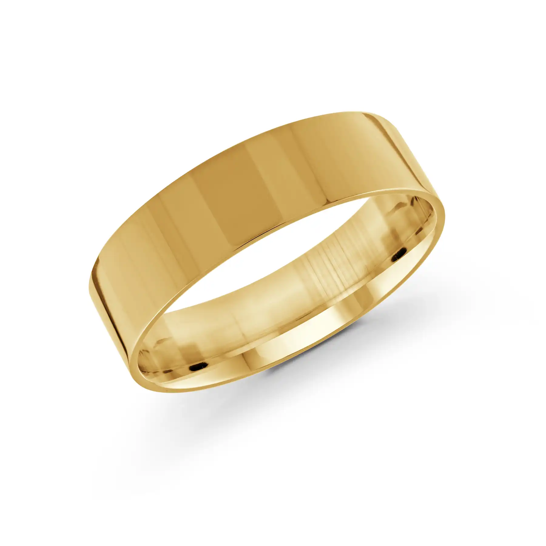 Yellow Gold Classic Flat Wedding Ring
