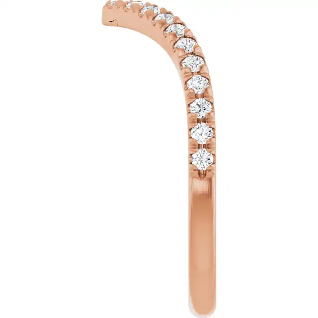 Rose Gold Chevron Wedding Ring jewelry Wabash avenue Rose Gold Chevron Wedding Ring jewelry Wabash avenue