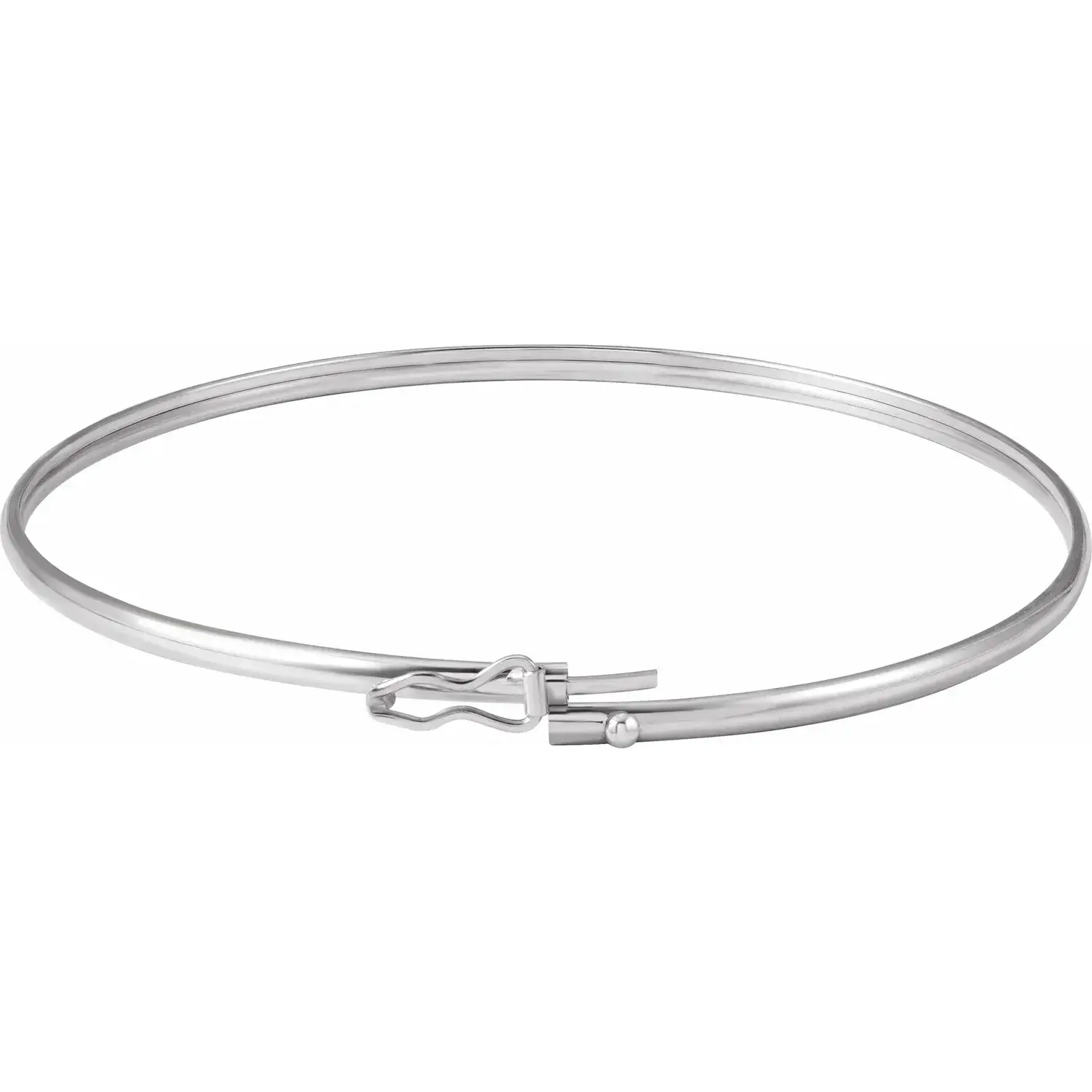 White Gold Mini Classic Bangle Bracelet jewelry store near me