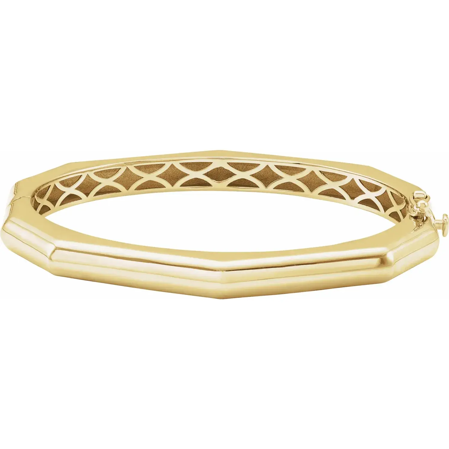 Yellow GoldBamboo Bangle