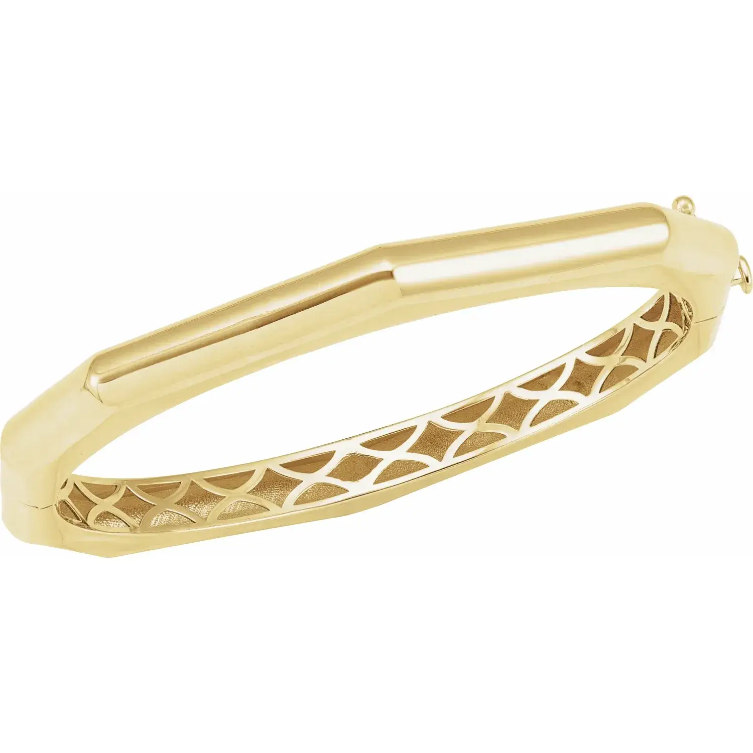 Yellow GoldBamboo Bangle jewelry store near me