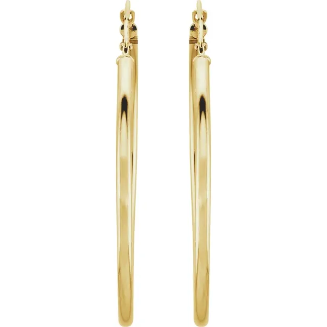 Yellow Gold Large Gold Hoop Earrings jewelry store near me