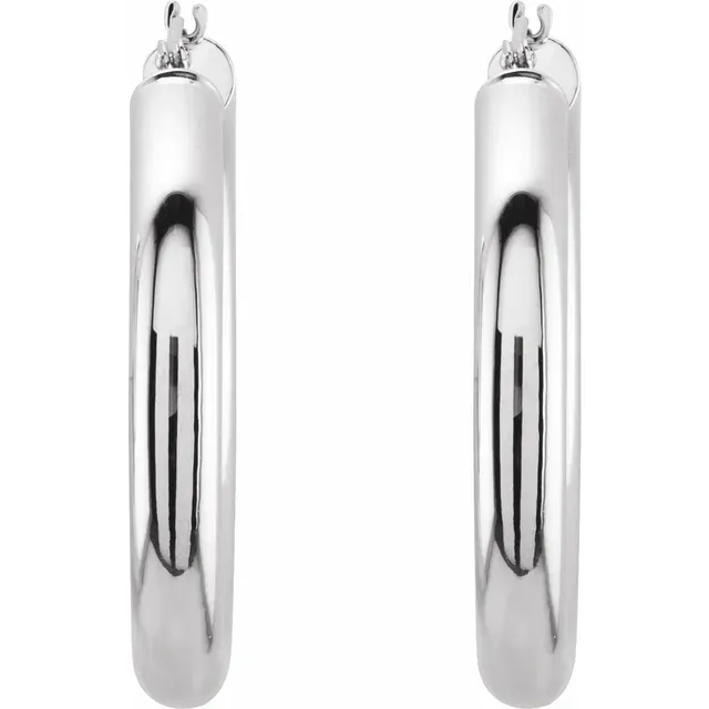 White Gold Large Gold Hoop Earrings jewelry store near me