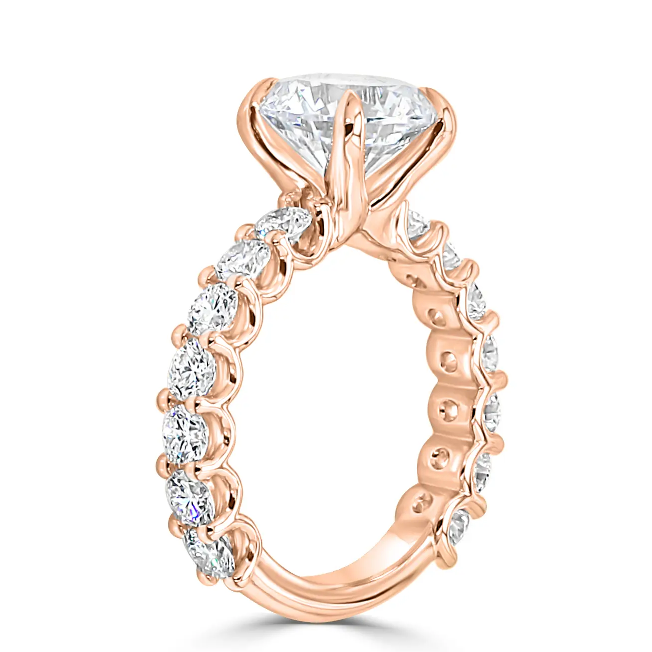 Rose Gold Brilliantly Bigger and Bold Diamond Engagement Ring jewelry Wabash avenue