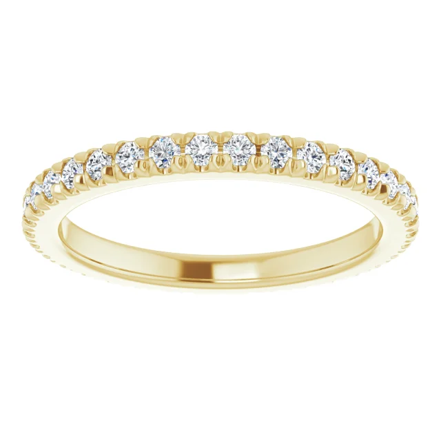Yellow Gold Favorite Diamond Wedding Band In New York City