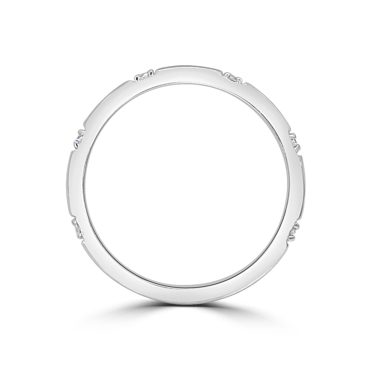 White Gold Classic Style Diamond Wedding Ring jewelry store near me