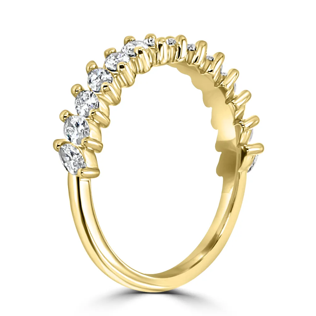 Yellow Gold Mila Marquise Wedding Ring jewelry store near me