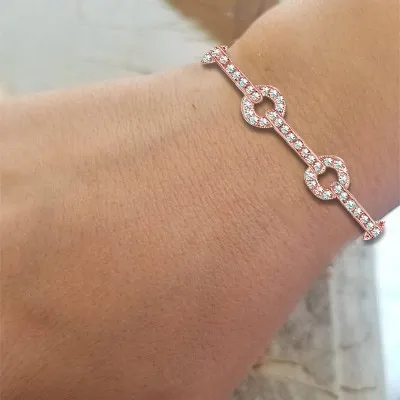Rose Gold Gorgeous and Stunning Diamond Bracelet jewelry store near me