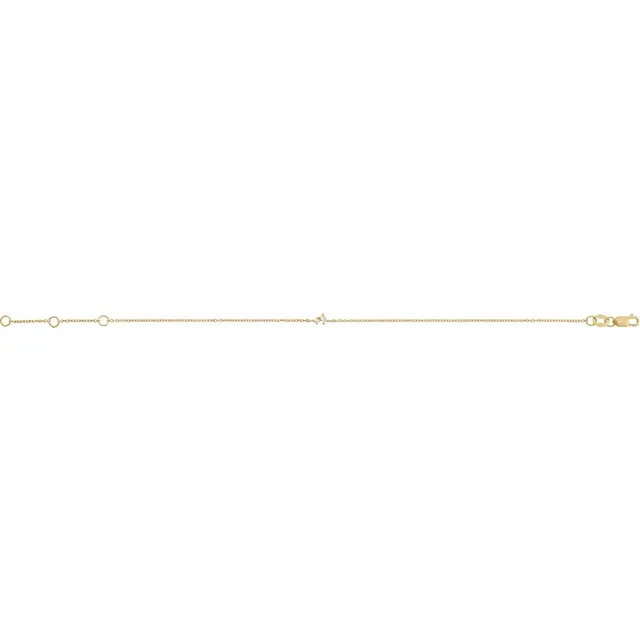 Yellow Gold 14kt 2-stone Diamond Link Bracelet jewelry store near me