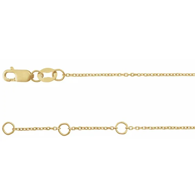 Yellow Gold 14kt 2-stone Diamond Link Bracelet jewelry Wabash avenue