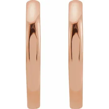 Rose Gold Hinged Gold Hoop Earrings jewelry store near me