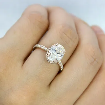 White Gold Delicate Engagement Ring jewelry windy city