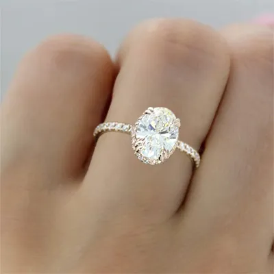 White Gold Delicate Engagement Ring from best jeweler