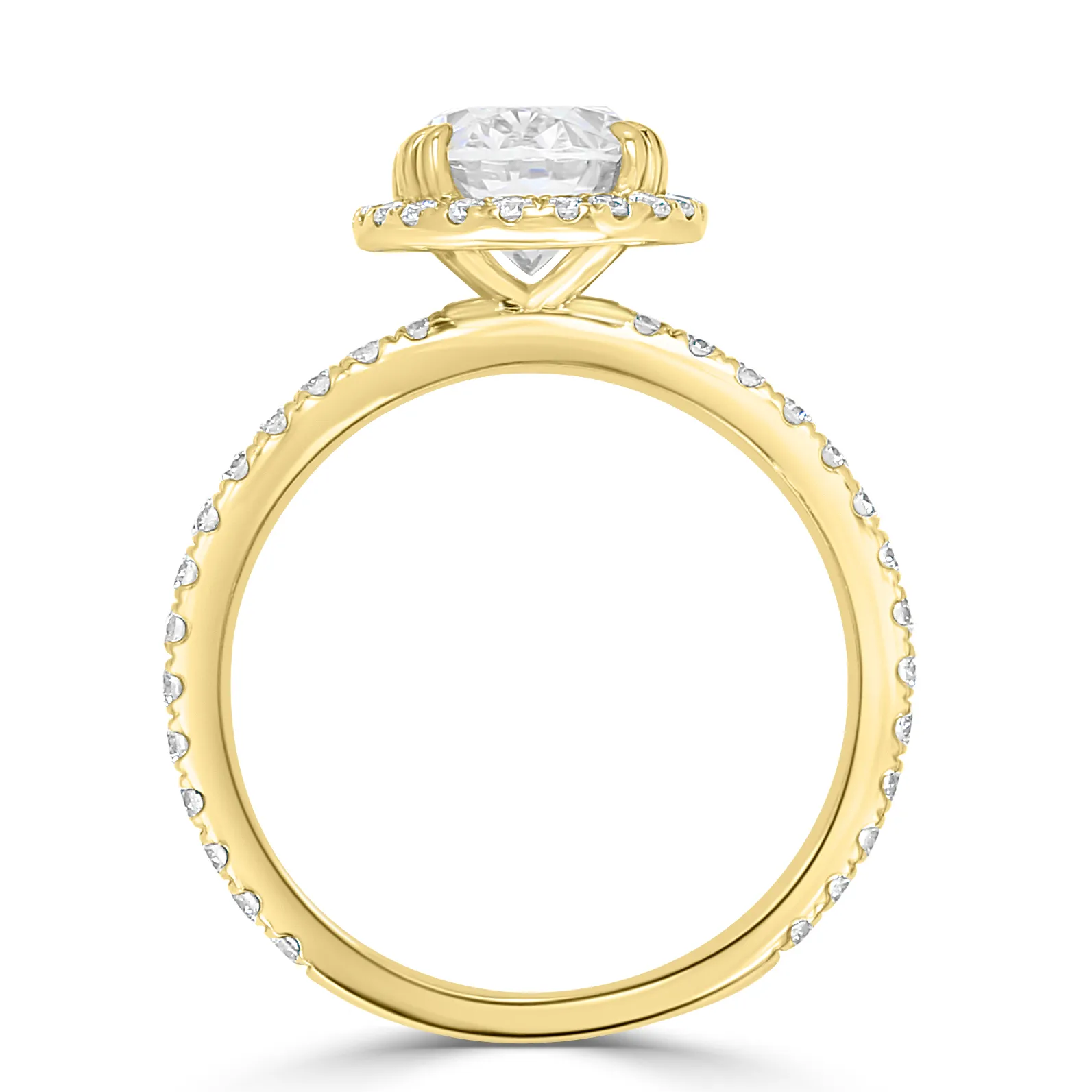 Yellow Gold Delicate Engagement Ring jewelry store near me