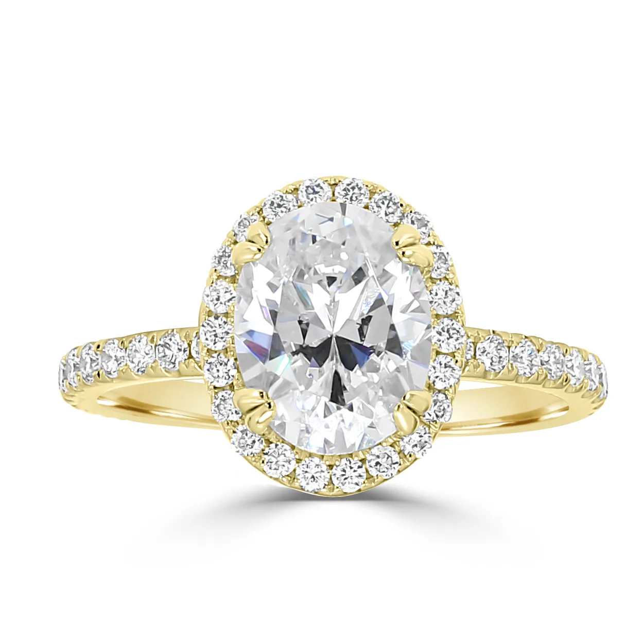 Yellow Gold Delicate Engagement Ring