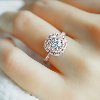 Rose Gold Classic Engagement Ring jewelry store near me