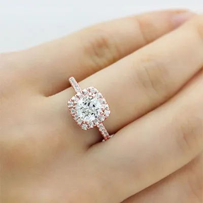 Rose Gold Truly Stunning Engagement Ring jewelry store near me