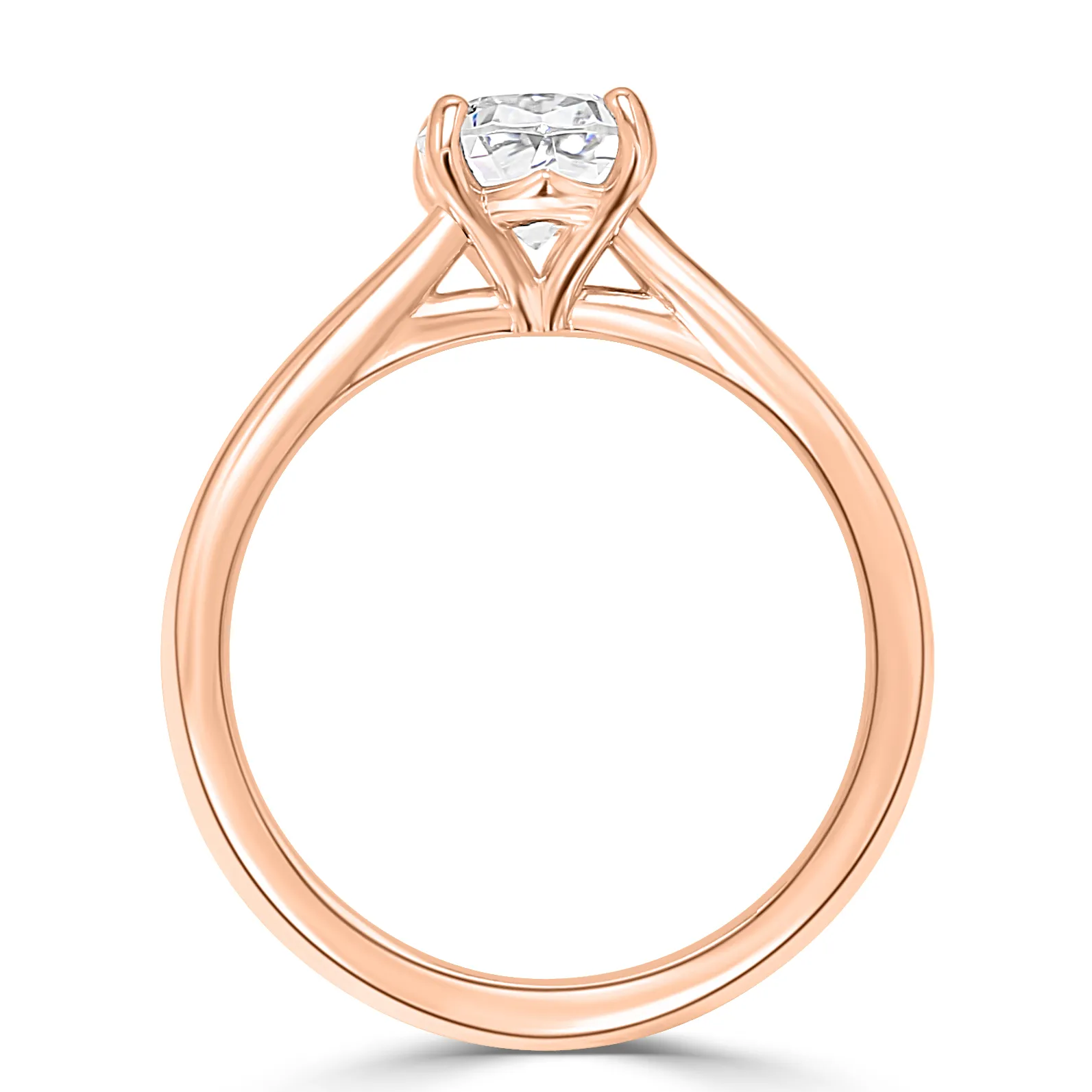 Rose Gold Truly Stylish Engagement Ring jewelry store near me