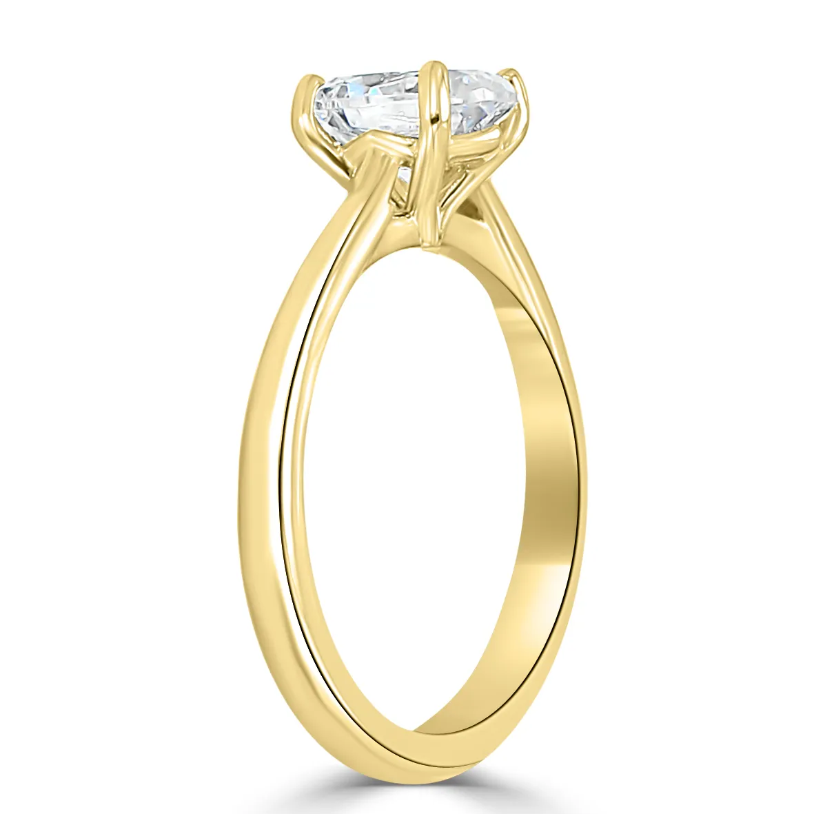 Yellow Gold Truly Stylish Engagement Ring jewelry Wabash avenue
