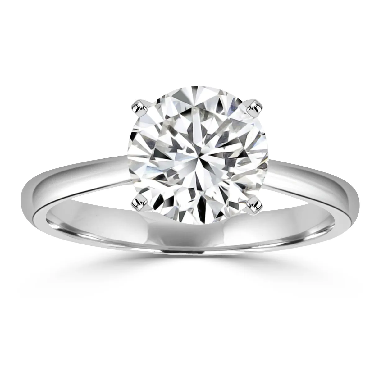 White Gold Truly Stylish Engagement Ring
