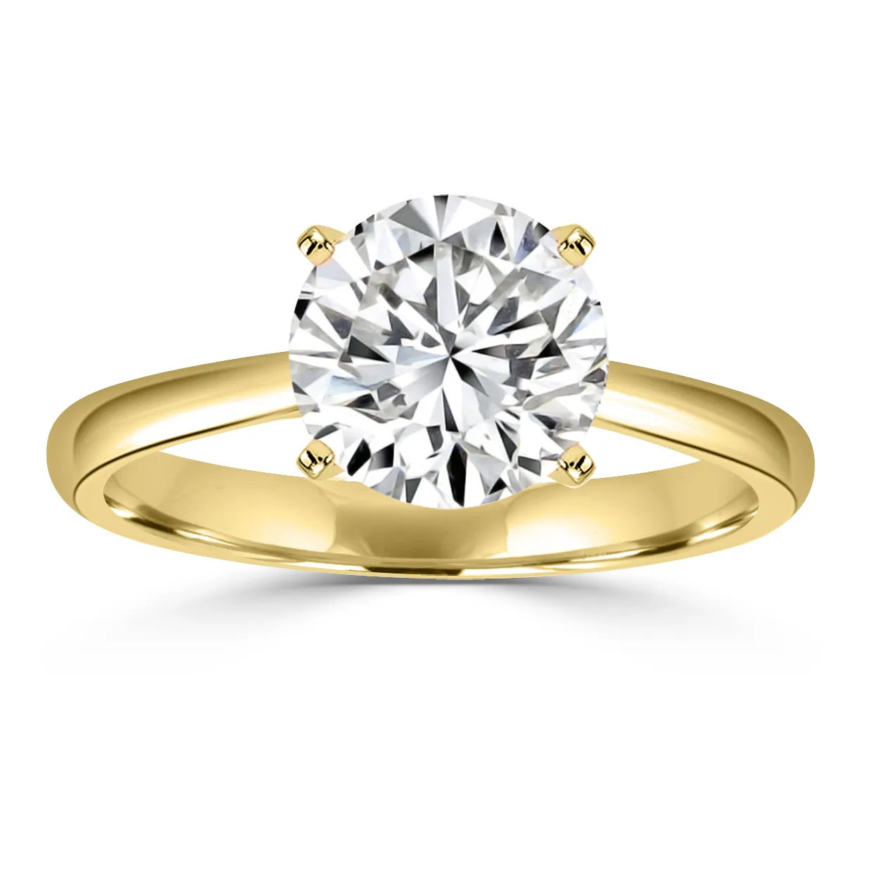 Yellow Gold Truly Stylish Engagement Ring