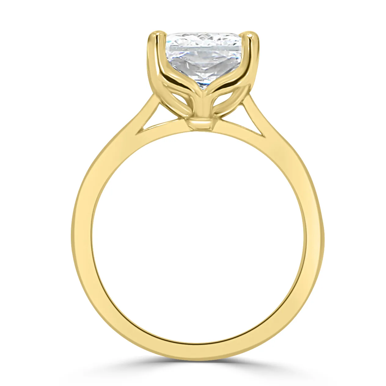 Yellow Gold Perfectly Gorgeous Solitaire Engagement Ring jewelry store near me