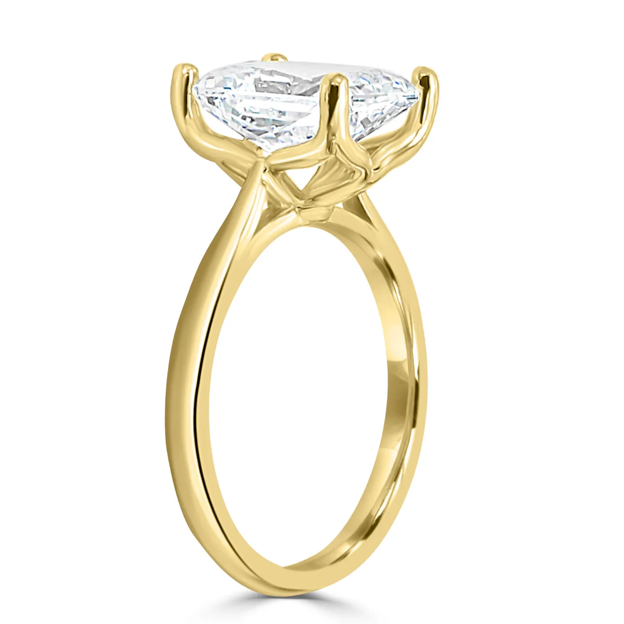 Yellow Gold Perfectly Gorgeous Solitaire Engagement Ring jewelry Wabash avenue