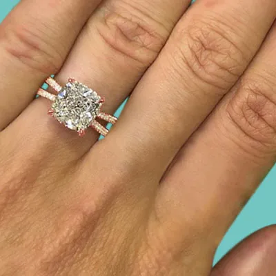 Rose Gold Perfect Engagement Ring Setting from best jeweler