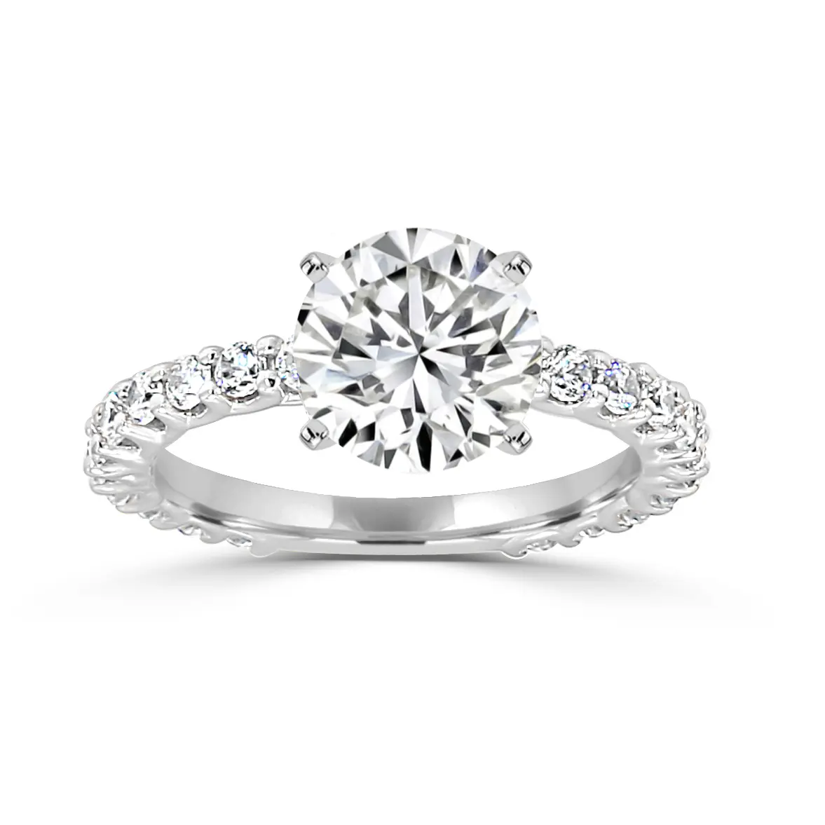 Platinum Brilliantly Bigger and Bold Diamond Engagement Ring