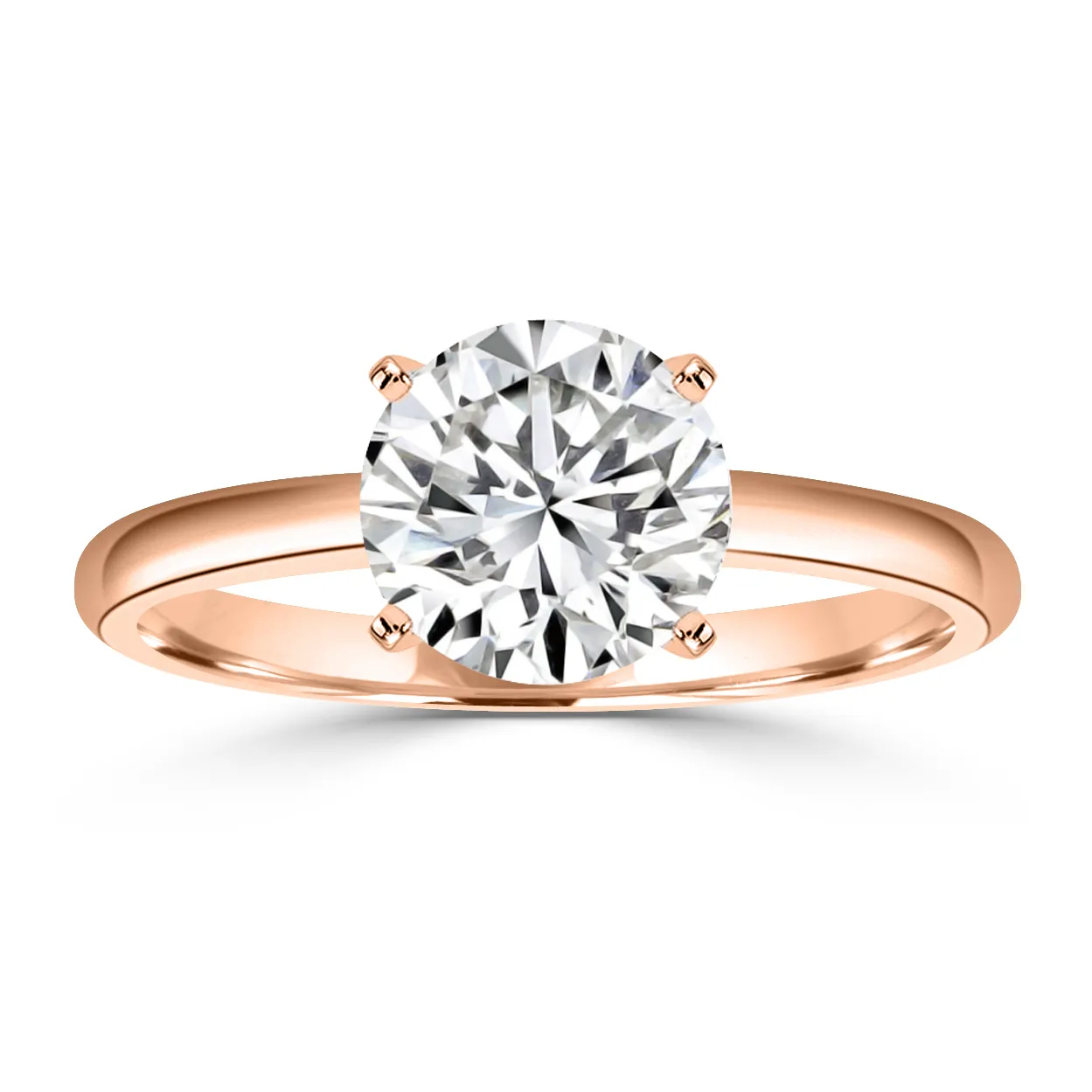 Rose Gold Exclusive and Classic Solitaire Engagement Ring