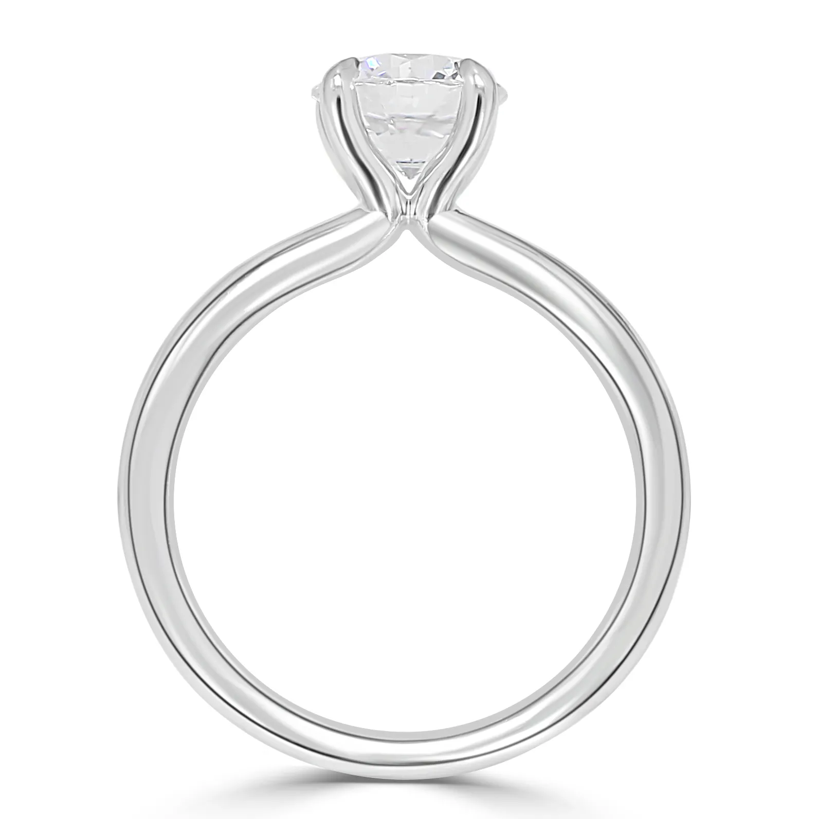 White Gold Exclusive and Classic Solitaire Engagement Ring jewelry store near me