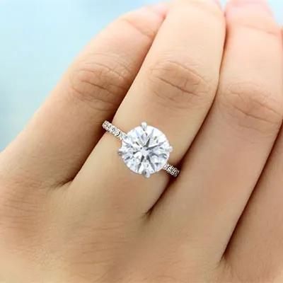 White Gold Perfect Edwardian Style Vintage Engagement Ring jewelry windy city