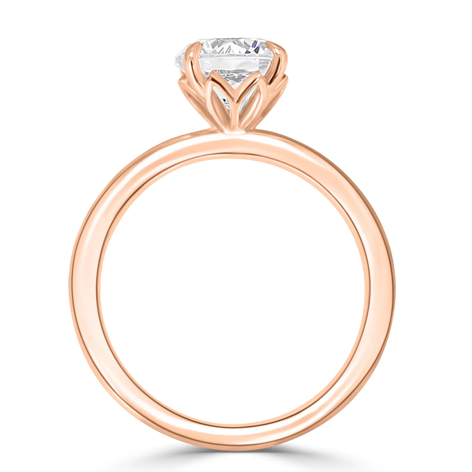 Rose Gold Unique Engagement Ring jewelry store near me