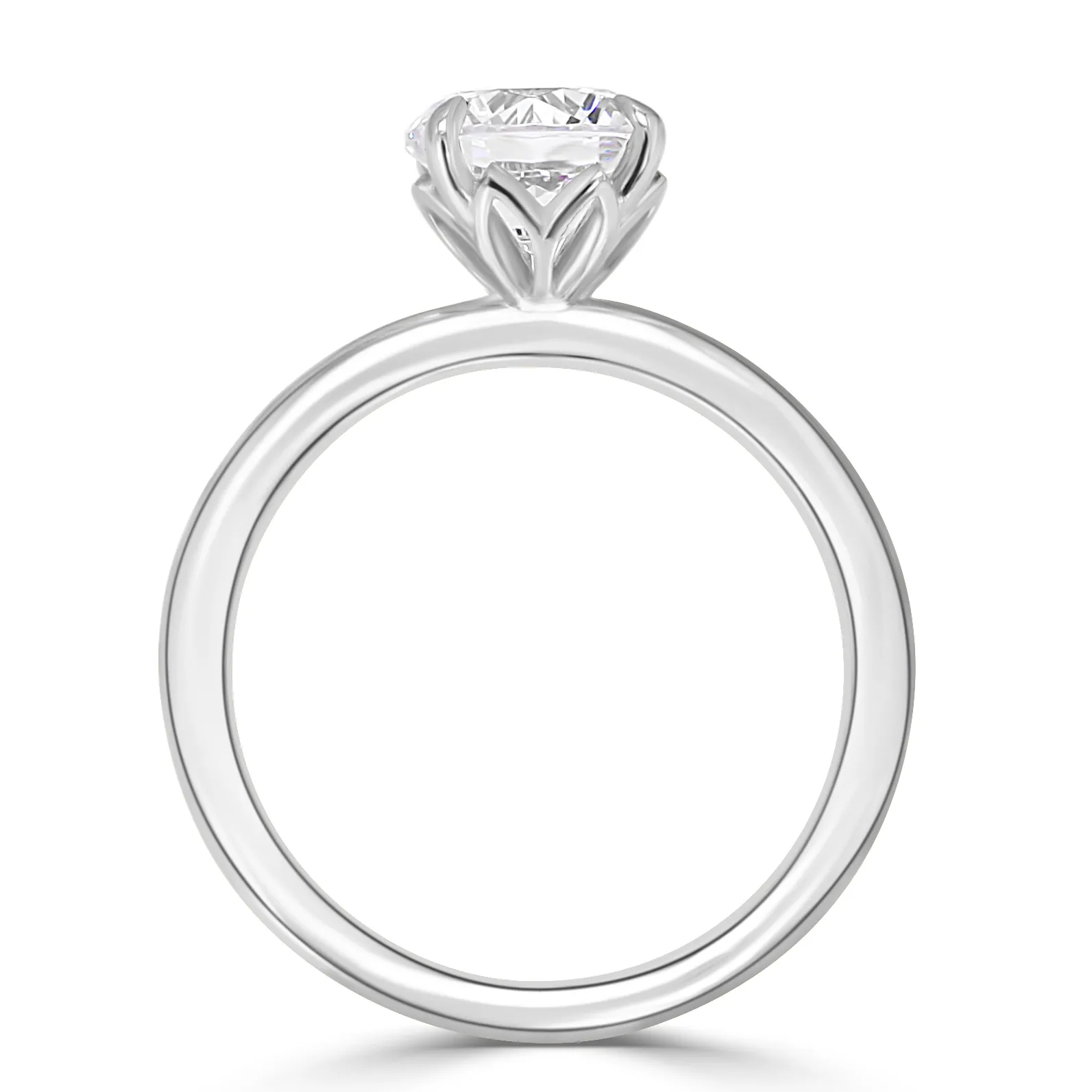 White Gold Unique Engagement Ring jewelry store near me