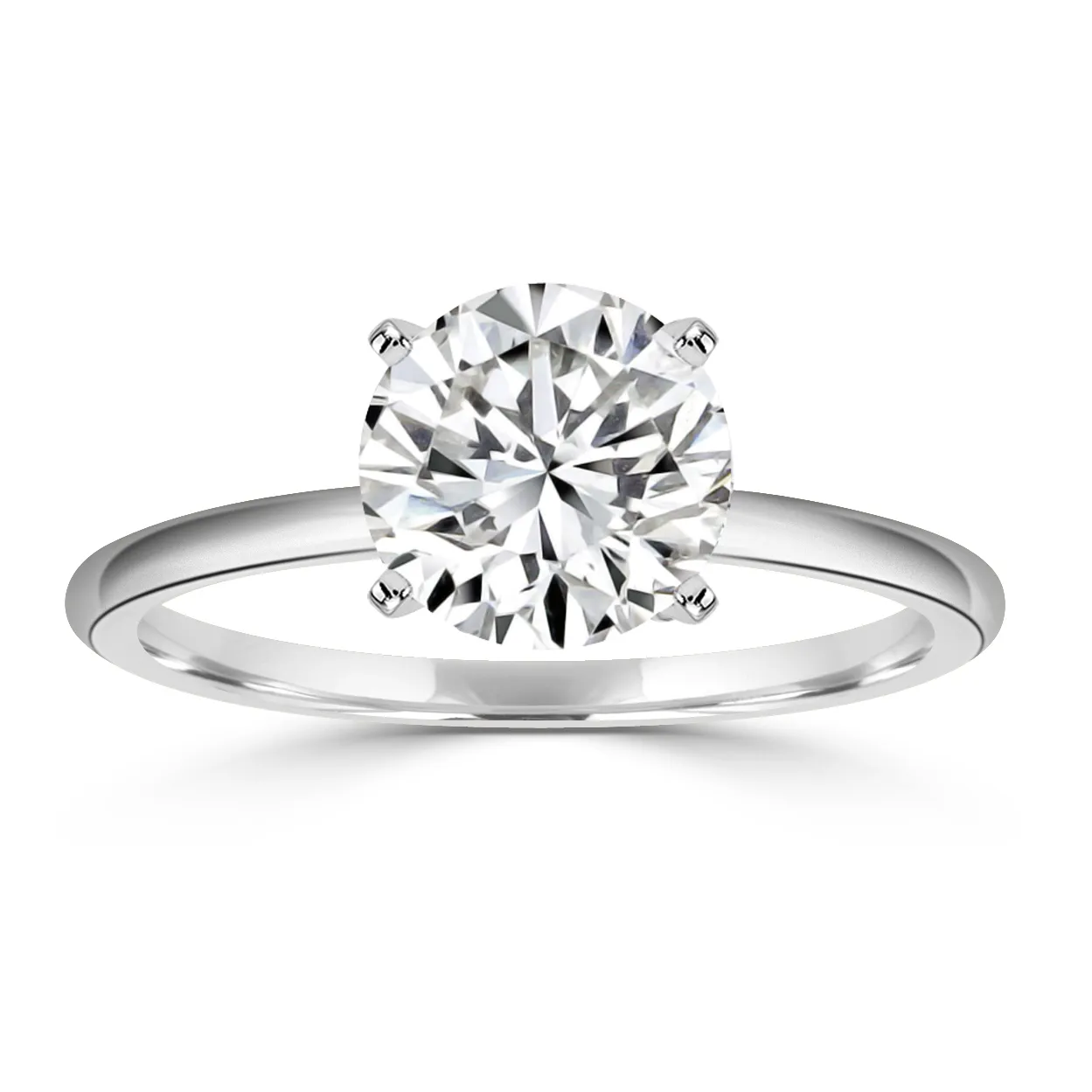 Platinum Unique Engagement Ring