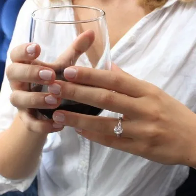 White GoldTwisted Double Pave Unique Engagement Ring jewelry online
