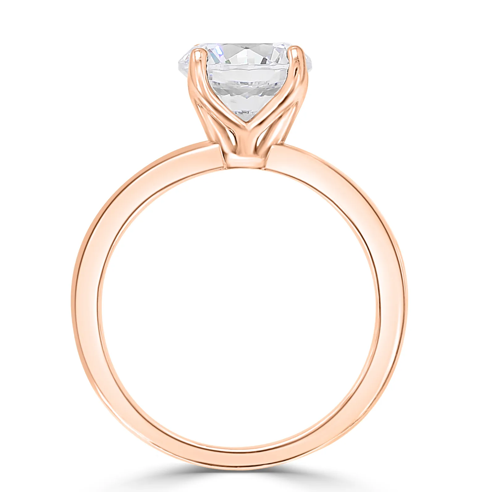 Rose Gold Exclusive and Unique Solitaire Engagement Ring jewelry store near me