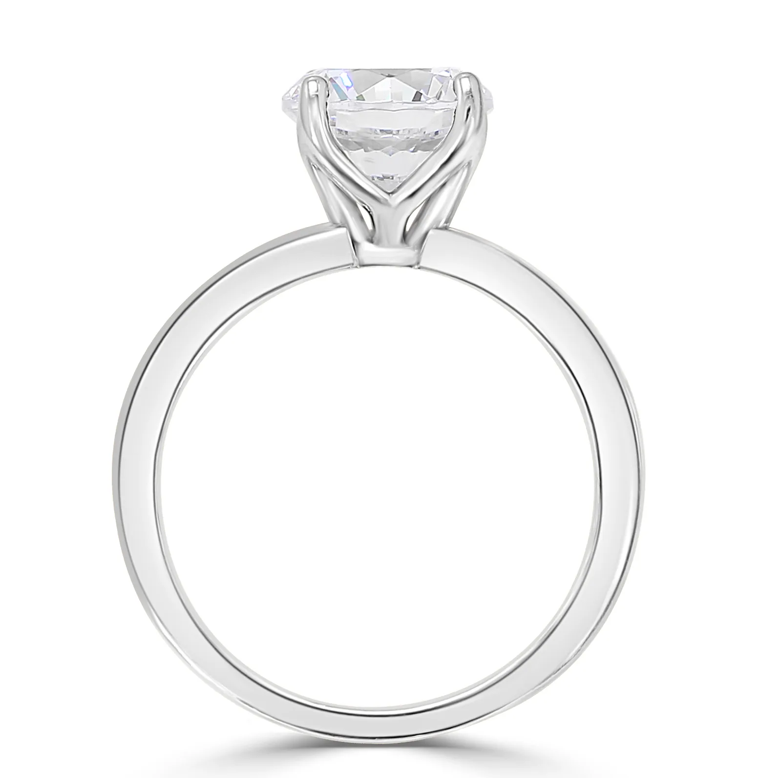 White Gold Exclusive and Unique Solitaire Engagement Ring jewelry store near me